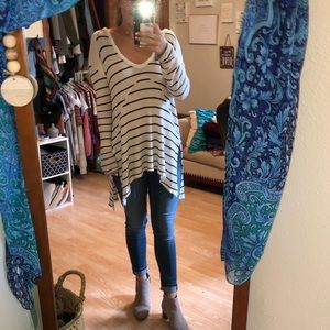 striped, knit thermal by Free People